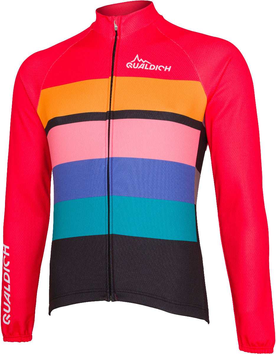 rennrad trikot set lang all in Langarmtrikot rot