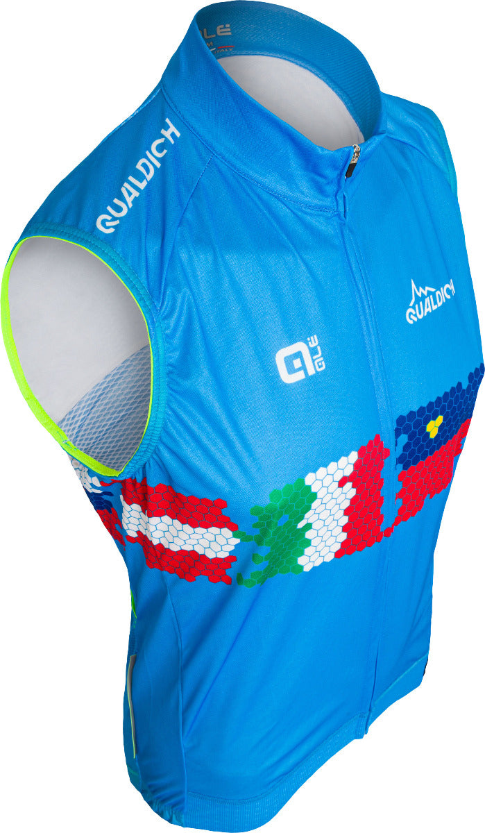 Herren-Windweste Hellblauer Alpinist ALÉ