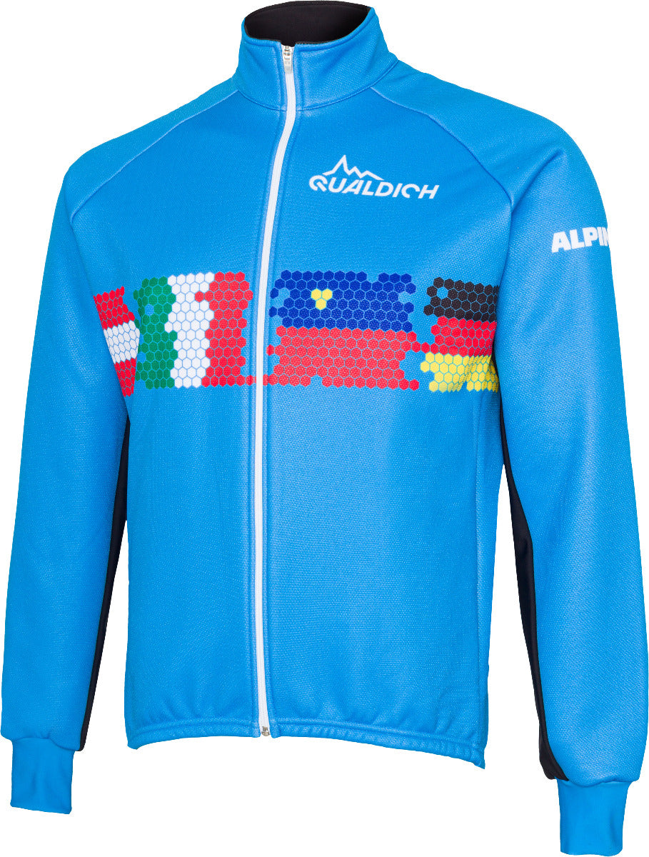 winterjacke rennrad herren Hellblauer Alpinist Winterjacke
