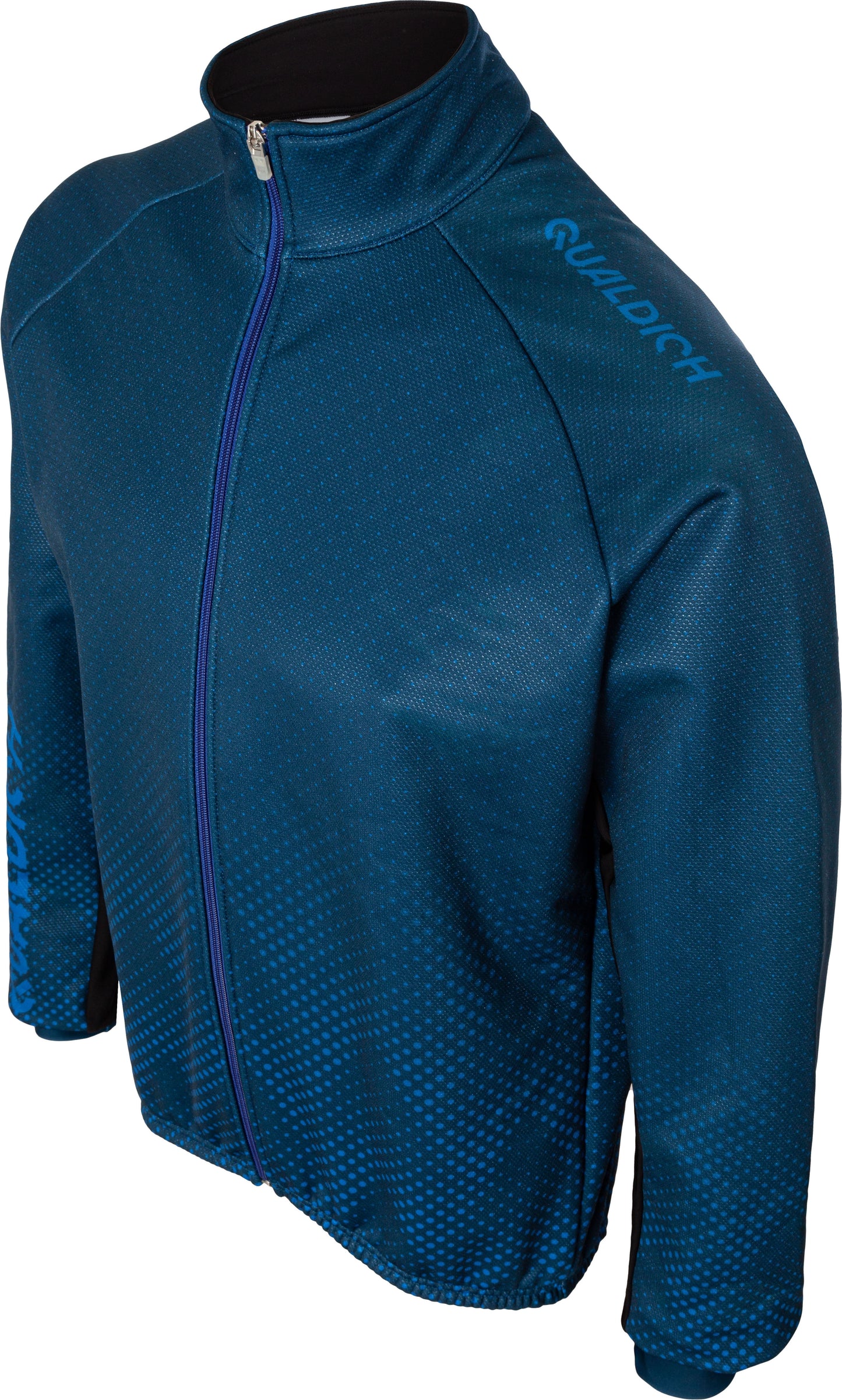 Winterjacke blaue Berge schraeg