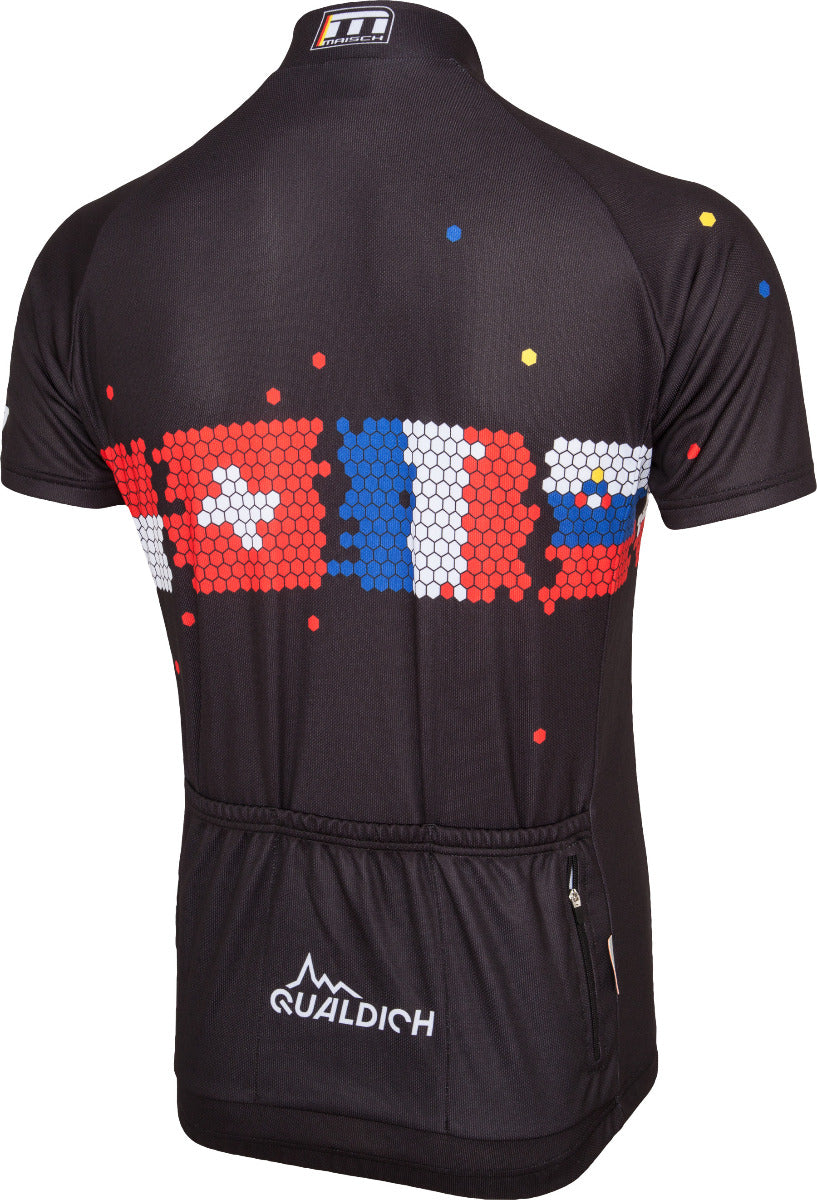Schwarzer Alpinist Trikot entspannt