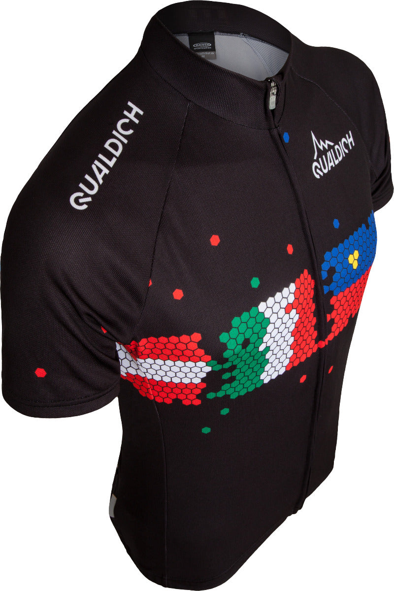 Schwarzer Alpinist Trikot entspannt