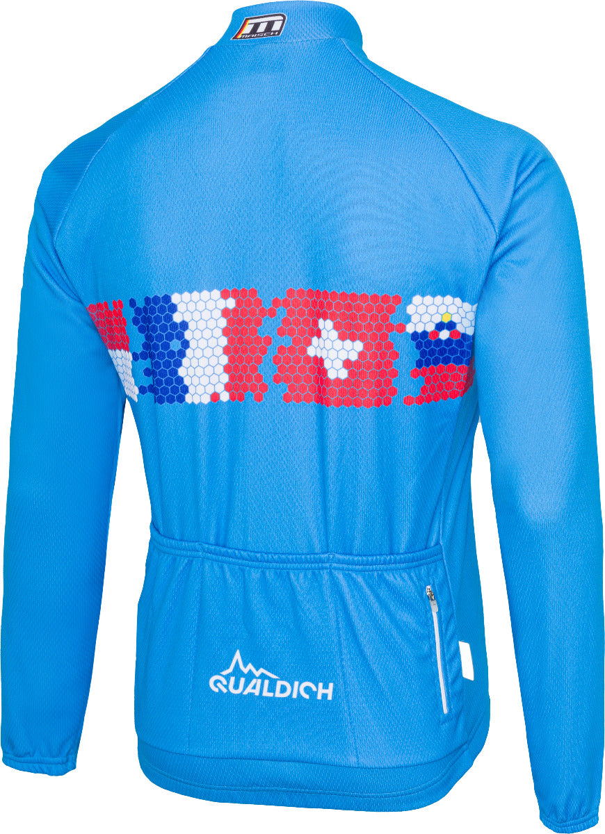 Langarmtrikot Hellblauer Alpinist 20