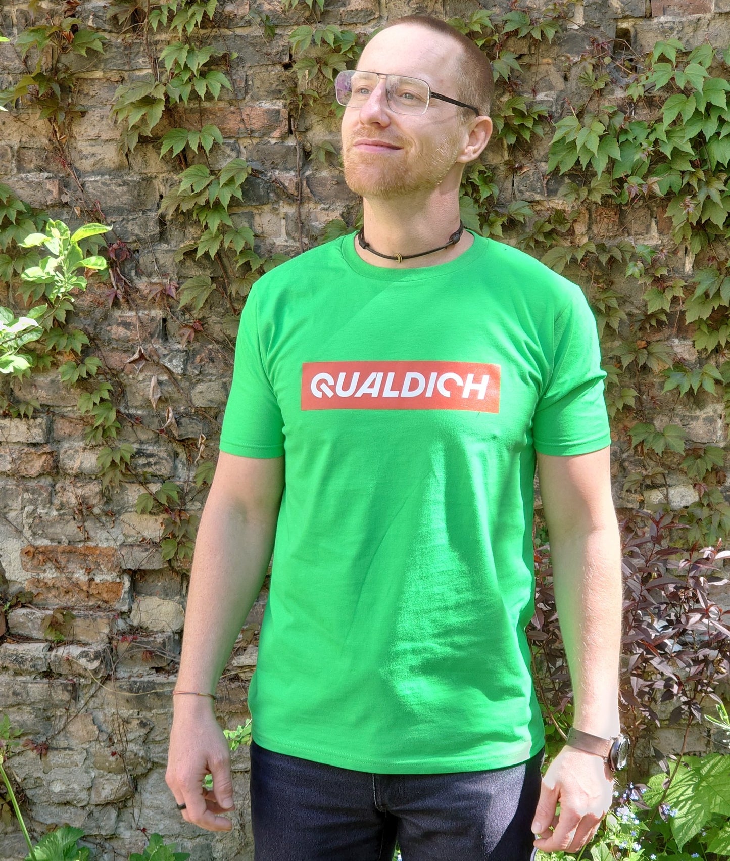 quäldich-T-Shirt hellgrün