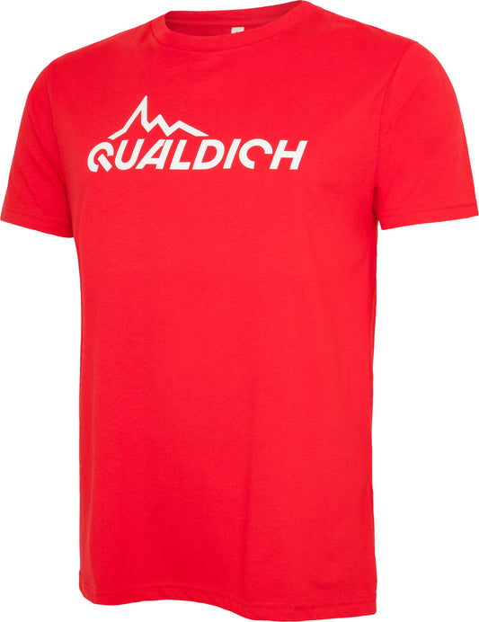 quäldich-T-Shirt rot