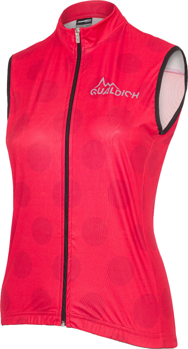 Damen-Windweste Rotes Bergtrikot