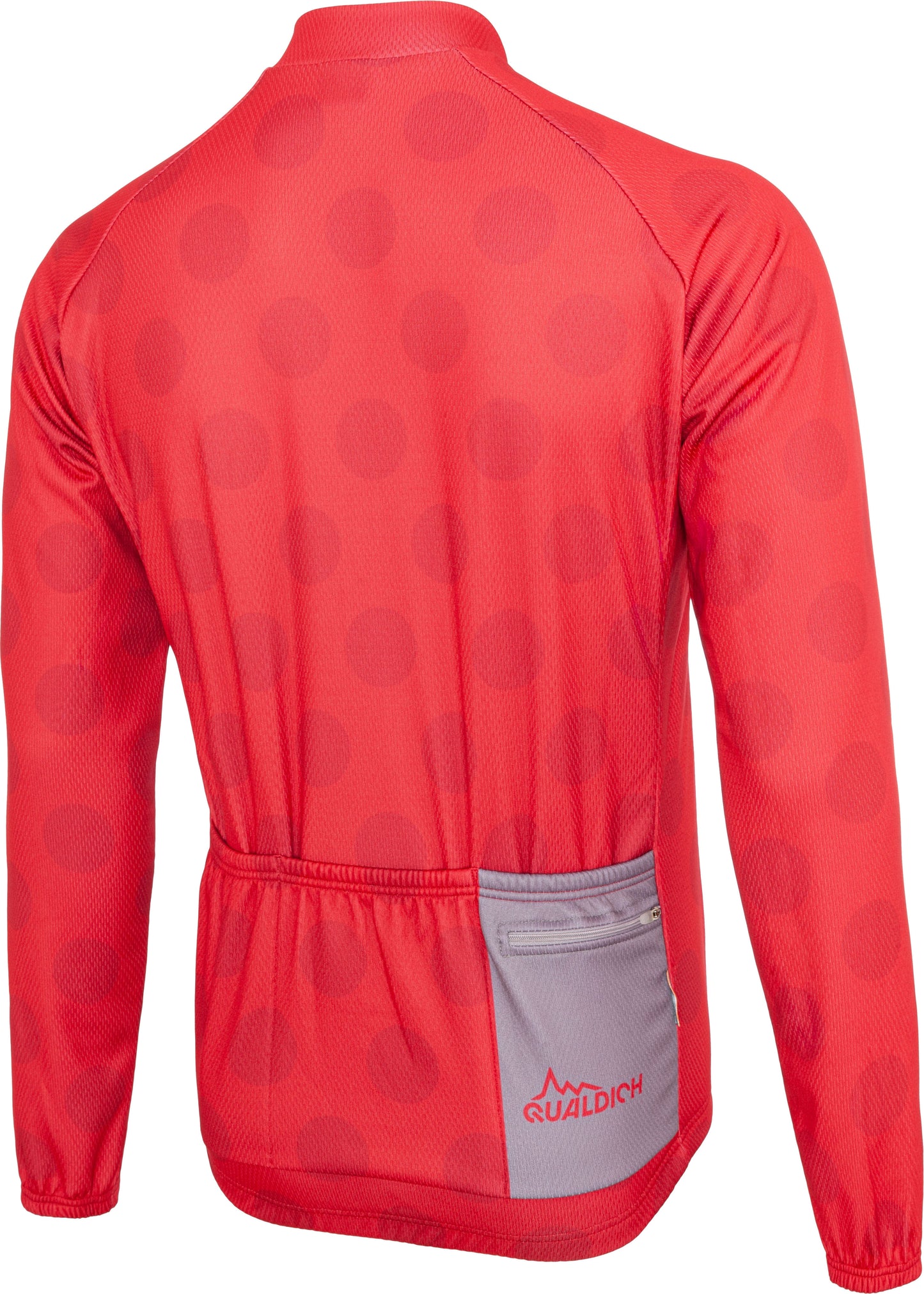 Langarmtrikot rotes Bergtrikot hinten